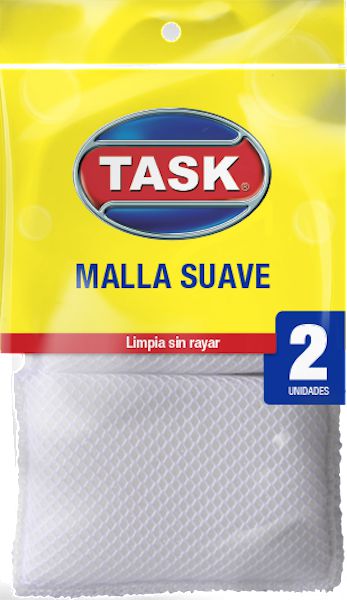 esponja malla cristal task 2u